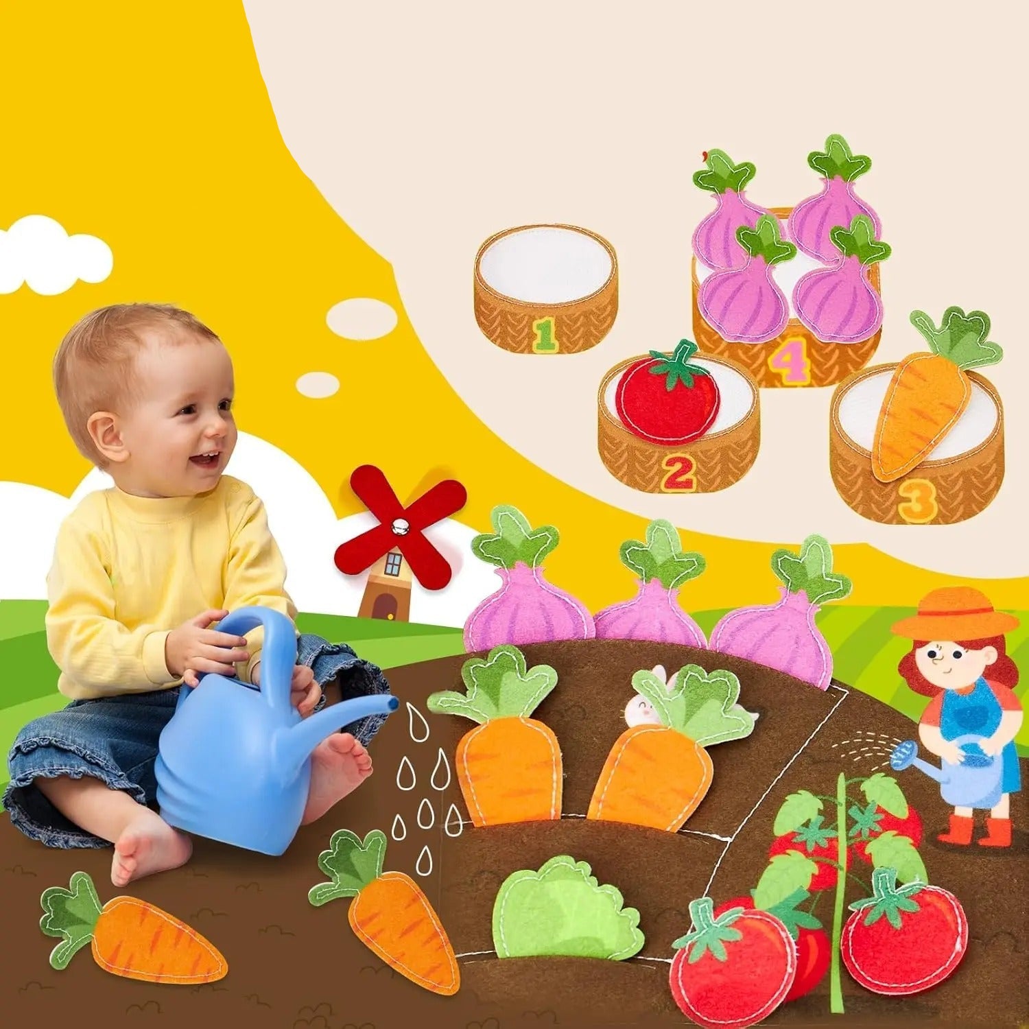 3D Montessori - Livre d'histoires : La Ferme Magique